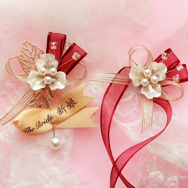 bride and groom don't flower corsage man bridesmaid corsage wrist flower wedding brooch
bride and groom don't flower corsage man bridesmaid corsage wrist flower wedding brooch