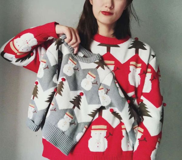 children's autumn new and winter cotton knitted sweater jacquard snowman christmas tree parent child pullover, Blue
children's autumn new and winter cotton knitted sweater jacquard snowman christmas tree parent child pullover, Blue