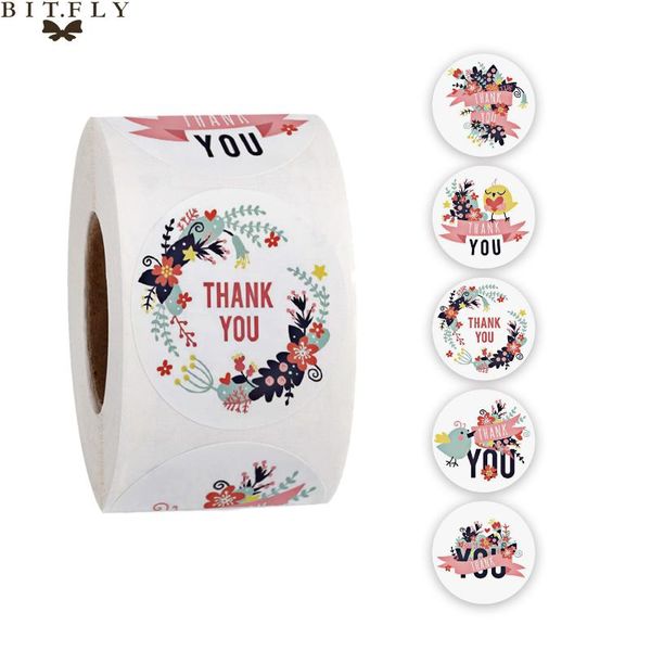 gift wrap 500pcs/roll floral thank you stickers 1 inch round seal label handmade scrapbooking envelope stationery sticker
gift wrap 500pcs/roll floral thank you stickers 1 inch round seal label handmade scrapbooking envelope stationery sticker
