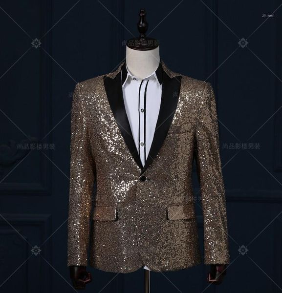 mens bling full sewing sequins dark golden/silver color event/stage performance short tuxedo jacket1, White;black
mens bling full sewing sequins dark golden/silver color event/stage performance short tuxedo jacket1, White;black
