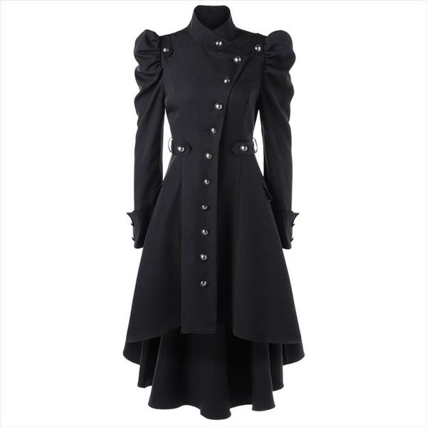 2019 coat women vintage steampunk long coat gothic overcoat ladies retro jacket brand dovetail veste femme, Tan;black
2019 coat women vintage steampunk long coat gothic overcoat ladies retro jacket brand dovetail veste femme, Tan;black
