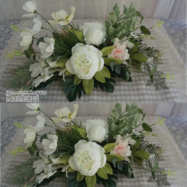 bridal свадебный стол цветок ресторан моделирование белый пион роз цветок свадебные фото столовые цветочные свадебные невесты принадлежности
bridal свадебный стол цветок ресторан моделирование белый пион роз цветок свадебные фото столовые цветочные свадебные невесты принадлежности