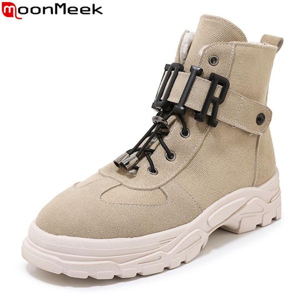 boots moonmeek 2021 winter keep warm ankle comfortable flat heel round toe lace up leisure shoes woman big size 33-46, Black
boots moonmeek 2021 winter keep warm ankle comfortable flat heel round toe lace up leisure shoes woman big size 33-46, Black