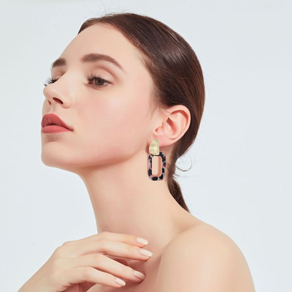 qingdao euramerican earrings alloy acrylic plate square simple exaggerated female earrings, Golden
qingdao euramerican earrings alloy acrylic plate square simple exaggerated female earrings, Golden