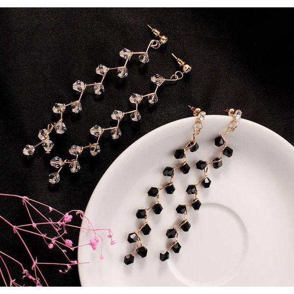 temperament long fringed stud earrings fashion wild crystal earrings personalized ultra-fairy girls earrings whol sqcejs new_dhbest, Silver
temperament long fringed stud earrings fashion wild crystal earrings personalized ultra-fairy girls earrings whol sqcejs new_dhbest, Silver