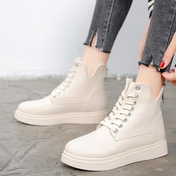 boots winter women ankle snow boot leather fur wedges warm plush rubber platform lace up black ladies shoes botas mujer#3
boots winter women ankle snow boot leather fur wedges warm plush rubber platform lace up black ladies shoes botas mujer#3