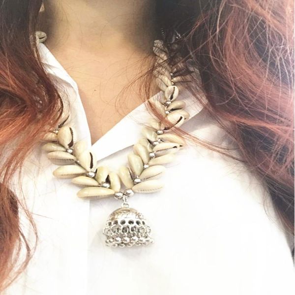 pendant necklaces dm shell massive choker necklace women pendants rope chain fashion boho jewelry statement collier femme 2021 collar de con, Silver
pendant necklaces dm shell massive choker necklace women pendants rope chain fashion boho jewelry statement collier femme 2021 collar de con, Silver