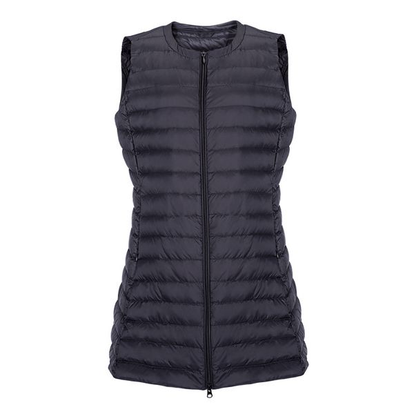 2021 new women's vest ultra light vests female down coat long slim sleeveless two-way jacket ljix, Black;white
2021 new women's vest ultra light vests female down coat long slim sleeveless two-way jacket ljix, Black;white