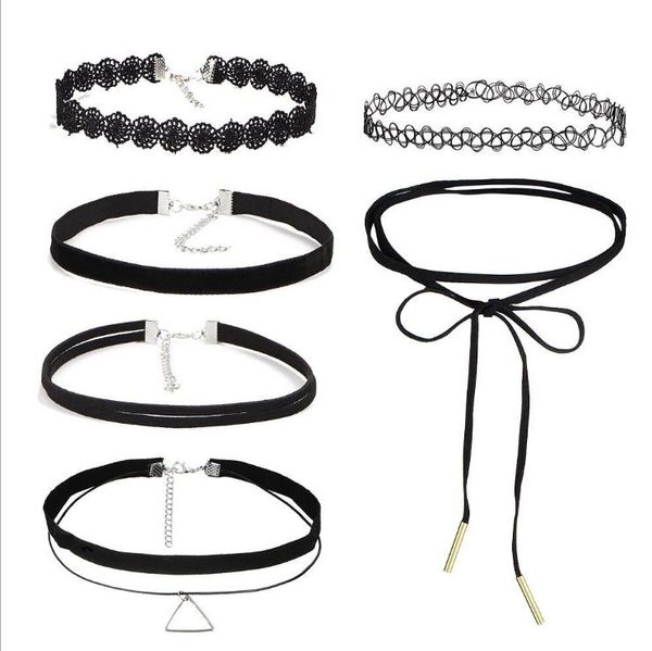6 models gothic braid chain choker necklace for women neckace fashion jewelry wholesale, Silver
6 models gothic braid chain choker necklace for women neckace fashion jewelry wholesale, Silver