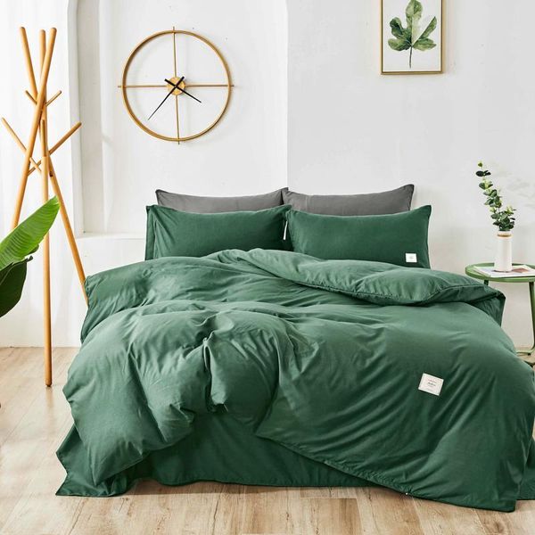 36home textile bedding set solid color duvet cover sets quilt covers pillowcases european size king gray blue pink green
36home textile bedding set solid color duvet cover sets quilt covers pillowcases european size king gray blue pink green