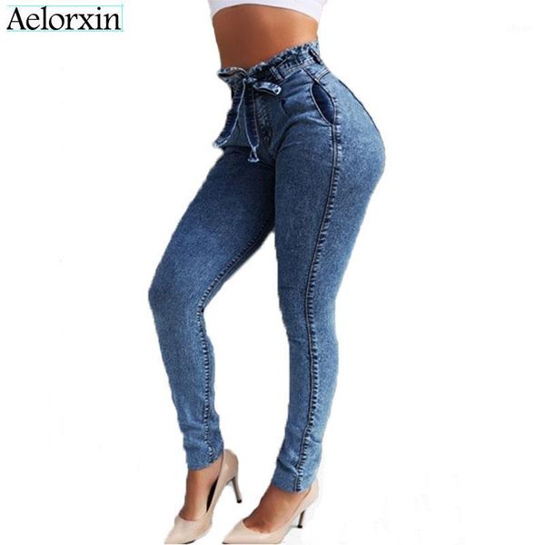 2019 large yards high waist elastic jeans and streetwear bandage denim plus size jeans femme pencil skinny woman1, Blue
2019 large yards high waist elastic jeans and streetwear bandage denim plus size jeans femme pencil skinny woman1, Blue