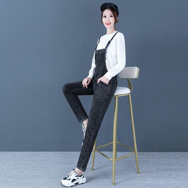 new style of jeans overalls full length fake zippers shoulder belt trousers in autumn cargo pants woman denim jumpsuit, Blue
new style of jeans overalls full length fake zippers shoulder belt trousers in autumn cargo pants woman denim jumpsuit, Blue