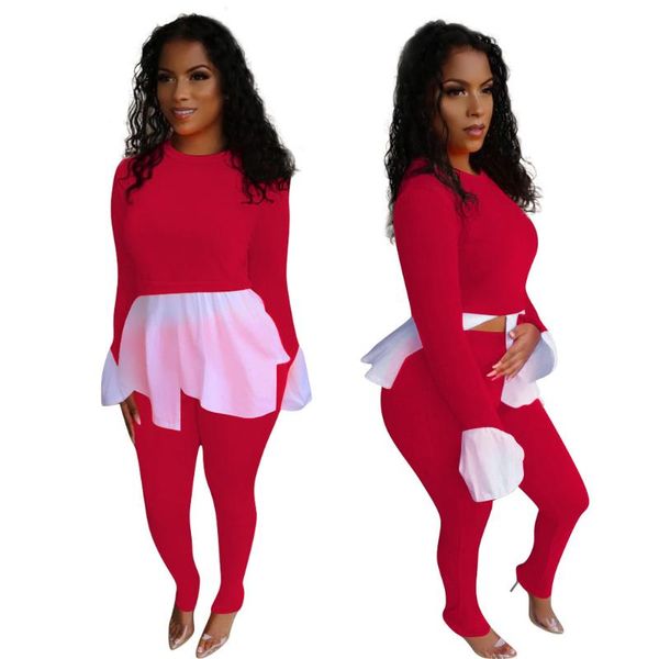 women's tracksuits autumn two piece sets women full sleeve + skinny pants matching african fashion chiffon patchwork tracksuit, Gray
women's tracksuits autumn two piece sets women full sleeve + skinny pants matching african fashion chiffon patchwork tracksuit, Gray