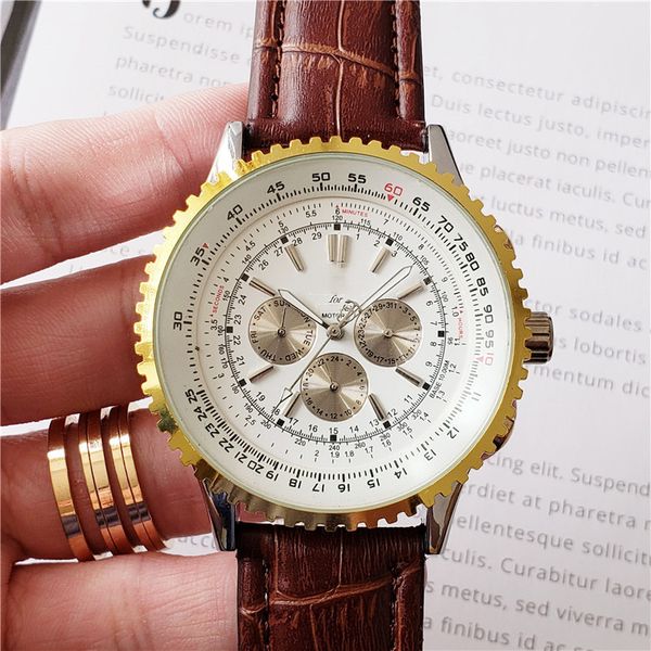 011 chronograph working stainless steel mens luxury watches for man multifunction fashion casual quartz watche, Slivery;brown
011 chronograph working stainless steel mens luxury watches for man multifunction fashion casual quartz watche, Slivery;brown