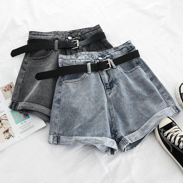 2020 summer denim shorts women korean style high waist lady loose short plus size1, Blue
2020 summer denim shorts women korean style high waist lady loose short plus size1, Blue