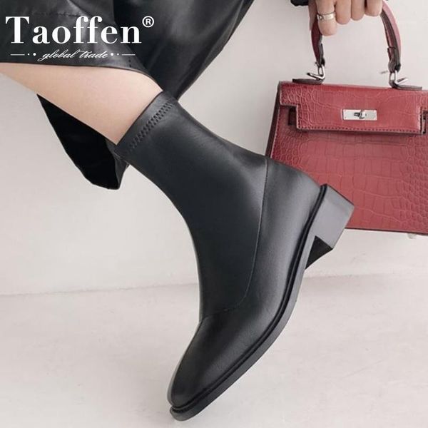 taoffen size 33-43 women ankle boots square toe zipper women winter shoes fashion elegant short boots woman footwear1, Black
taoffen size 33-43 women ankle boots square toe zipper women winter shoes fashion elegant short boots woman footwear1, Black