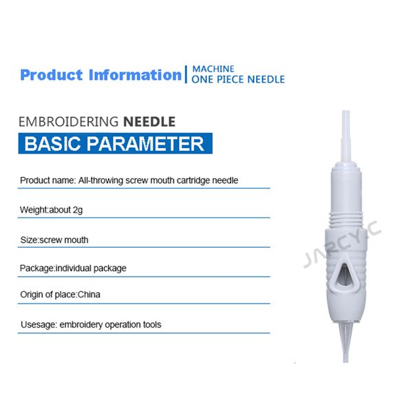 100pcs disposable 8mm screw microblading cartridge needles 1r 3r 5r permanent makeup tattoo needles for charmant pmu machine pen
100pcs disposable 8mm screw microblading cartridge needles 1r 3r 5r permanent makeup tattoo needles for charmant pmu machine pen