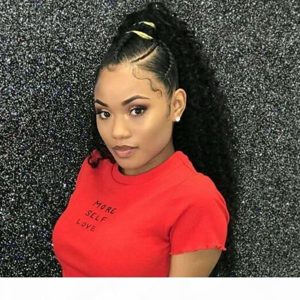 kinky curly african girls ponytail human hair piece 10a african human ponytail extension natural black 1b for black women 160g
kinky curly african girls ponytail human hair piece 10a african human ponytail extension natural black 1b for black women 160g