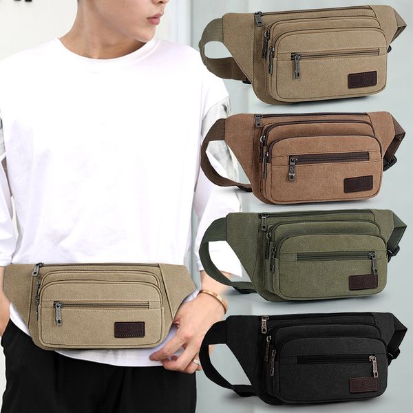 outdoor casual canvas waist bag chest bag men's stall large capacity cashier mobile phone package custom wholesale
outdoor casual canvas waist bag chest bag men's stall large capacity cashier mobile phone package custom wholesale
