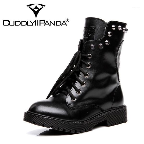 cuddlyiipanda fashion genuine leather women rivets short boots autumn winter women ankle boots riding botas mujer1, Black
cuddlyiipanda fashion genuine leather women rivets short boots autumn winter women ankle boots riding botas mujer1, Black