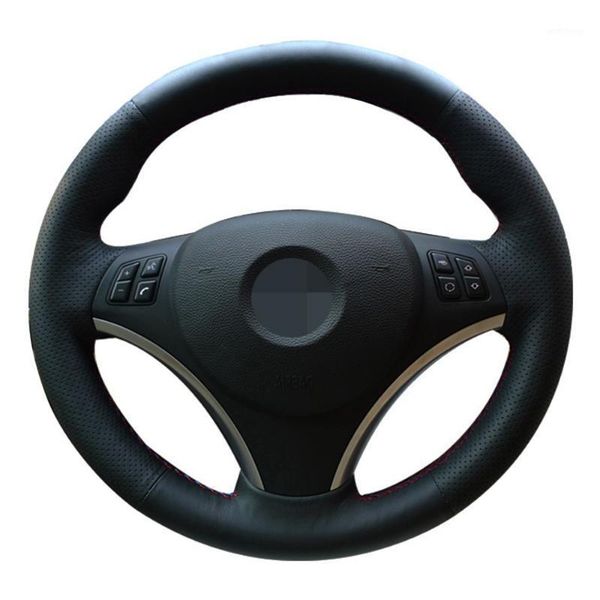 black car steering wheel cover genuine leather for e90 320i 325i 330i 335i 120d e87 120i 130i1
black car steering wheel cover genuine leather for e90 320i 325i 330i 335i 120d e87 120i 130i1