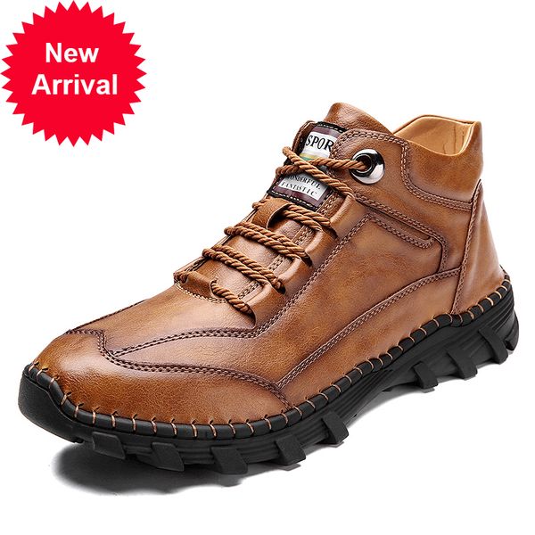 male casual autumn breathing leather boots classic hand-crafted shoes big moccasin 38-48, Black
male casual autumn breathing leather boots classic hand-crafted shoes big moccasin 38-48, Black