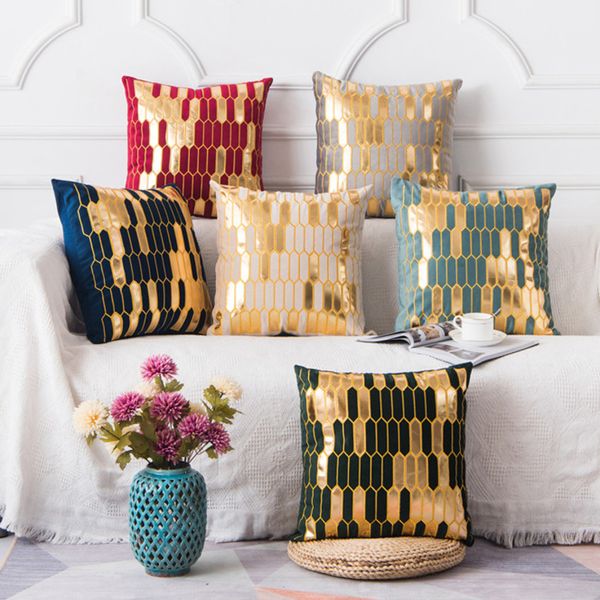 amais luxury geometric bronzing sofa decorative cushion cover soft velvet pillow case 45x45cm sofa bed car home de
amais luxury geometric bronzing sofa decorative cushion cover soft velvet pillow case 45x45cm sofa bed car home de