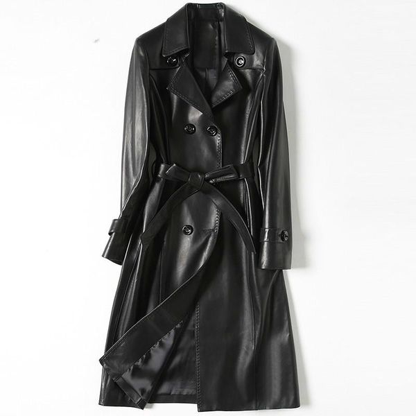 women's leather & faux geniune jacket women sheepskin windbreakers for female spring autumn jaqueta hq18-yy1079b mf220, Black
women's leather & faux geniune jacket women sheepskin windbreakers for female spring autumn jaqueta hq18-yy1079b mf220, Black