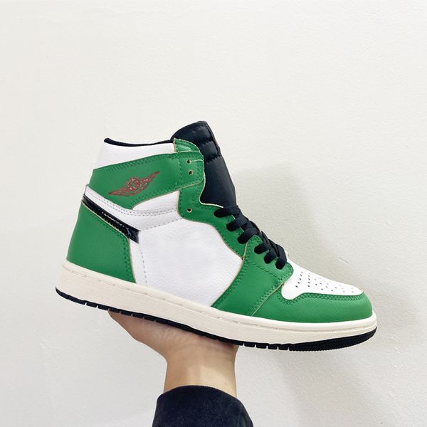 1s jumpman 1 og high lucky green white black basketball sport shoes 1s sneaker 63-point game size us5.5-11 trainers shoes, White;red
1s jumpman 1 og high lucky green white black basketball sport shoes 1s sneaker 63-point game size us5.5-11 trainers shoes, White;red