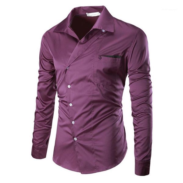 men's dress shirts -3xl novelty irregular breasted design fashion men's full sleeve amrican casual young boys slim fit drop 1, White;black
men's dress shirts -3xl novelty irregular breasted design fashion men's full sleeve amrican casual young boys slim fit drop 1, White;black