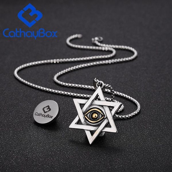 gold stainless steel jewish star of david eyes hexagram pendant necklacess chain 60cm long, Silver
gold stainless steel jewish star of david eyes hexagram pendant necklacess chain 60cm long, Silver