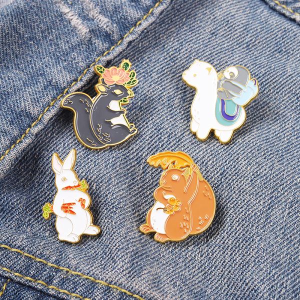 cartoons anime animal badges lapel pins fashion enamel brooches for women large brooch metal hijab pins accessories on backpack, Blue
cartoons anime animal badges lapel pins fashion enamel brooches for women large brooch metal hijab pins accessories on backpack, Blue