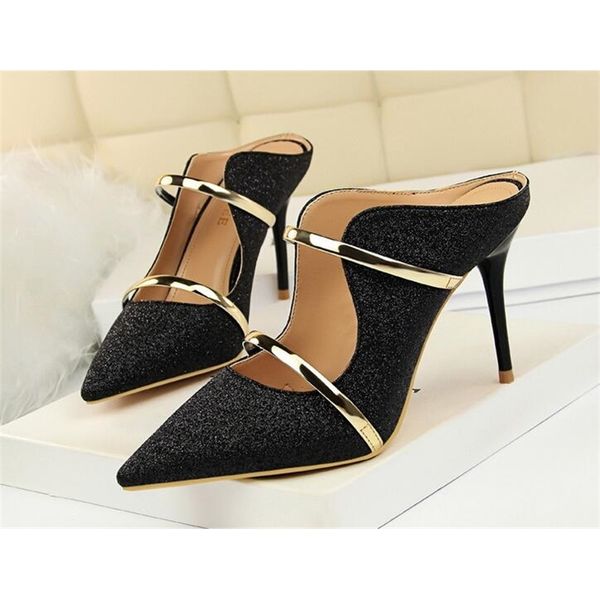 2020 dual new designer alleys slide over suede pointy toe mules summer spring day shoe women high jx45, Black
2020 dual new designer alleys slide over suede pointy toe mules summer spring day shoe women high jx45, Black