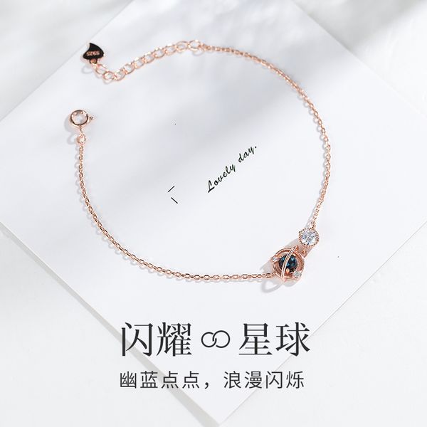 s925 sterling silver women's niche design simple bracelet dream planet hand jewelry valentine's gift
s925 sterling silver women's niche design simple bracelet dream planet hand jewelry valentine's gift