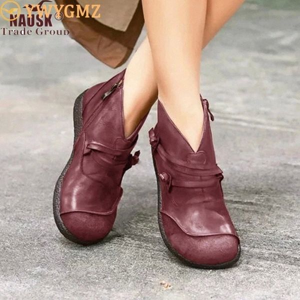 nausk women autumn winter retro fashion genuine leather ankle boots zapatos de mujer vintage warm botas mujer invierno 2019 #hr6s, Black
nausk women autumn winter retro fashion genuine leather ankle boots zapatos de mujer vintage warm botas mujer invierno 2019 #hr6s, Black