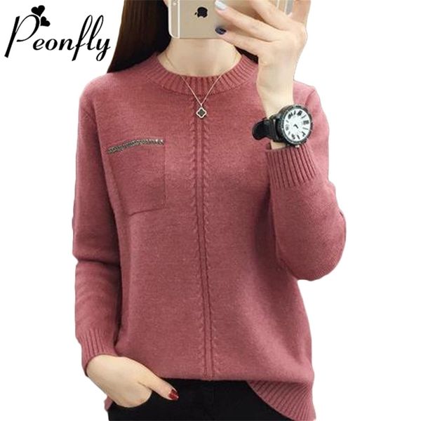 peonfly new knitted women o neck sweater pullovers autumn winter basic soft women sweaters pullovers jumper blue pink 201130, White;black
peonfly new knitted women o neck sweater pullovers autumn winter basic soft women sweaters pullovers jumper blue pink 201130, White;black