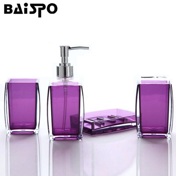 bath accessory set baispo simple acrylic solid color bathroom 4pcs accessories products wash can storage kits
bath accessory set baispo simple acrylic solid color bathroom 4pcs accessories products wash can storage kits