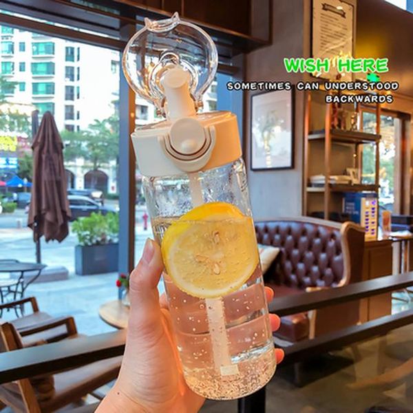 650ml fashion water bottle with straw portable sports water bottles transparent plastic heat resistant drinking cup bpa bbybdx
650ml fashion water bottle with straw portable sports water bottles transparent plastic heat resistant drinking cup bpa bbybdx