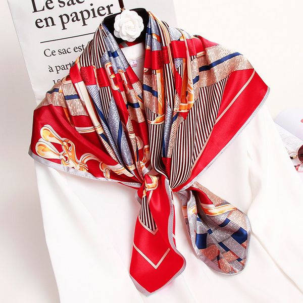 women's handkerchief 88*88cm brand 2020 shawls and vintage yellow lady wrappers printed 100% square bandana silk scarves 5ey4, Blue;gray
women's handkerchief 88*88cm brand 2020 shawls and vintage yellow lady wrappers printed 100% square bandana silk scarves 5ey4, Blue;gray