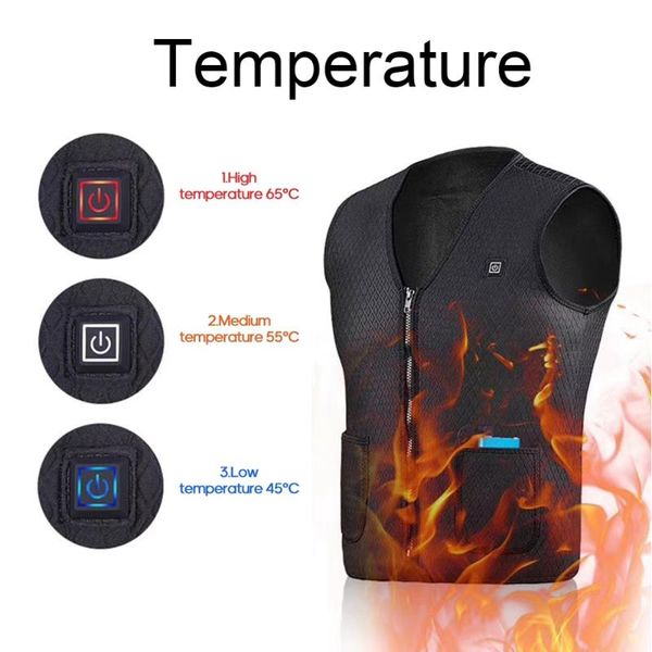 outdoor t-shirts 5 areas heated vest men women usb jacket heating thermal clothing hunting winter, Gray;blue
outdoor t-shirts 5 areas heated vest men women usb jacket heating thermal clothing hunting winter, Gray;blue