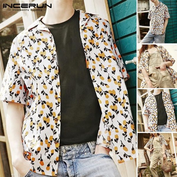 man casual summer hawaiian printing blouse men floral printed shirt short sleeve lapel shirt loose vacation beach plus size1, White;black
man casual summer hawaiian printing blouse men floral printed shirt short sleeve lapel shirt loose vacation beach plus size1, White;black