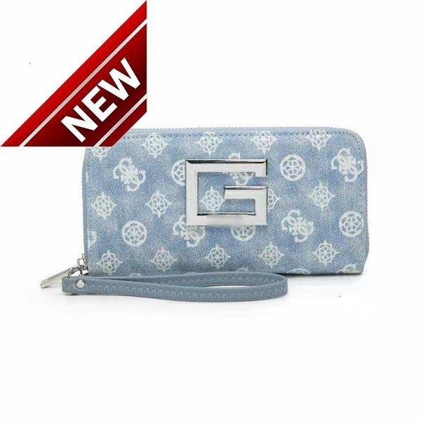 2020 new guss women's zipper medium long wrist silver wallet old flower letter
2020 new guss women's zipper medium long wrist silver wallet old flower letter