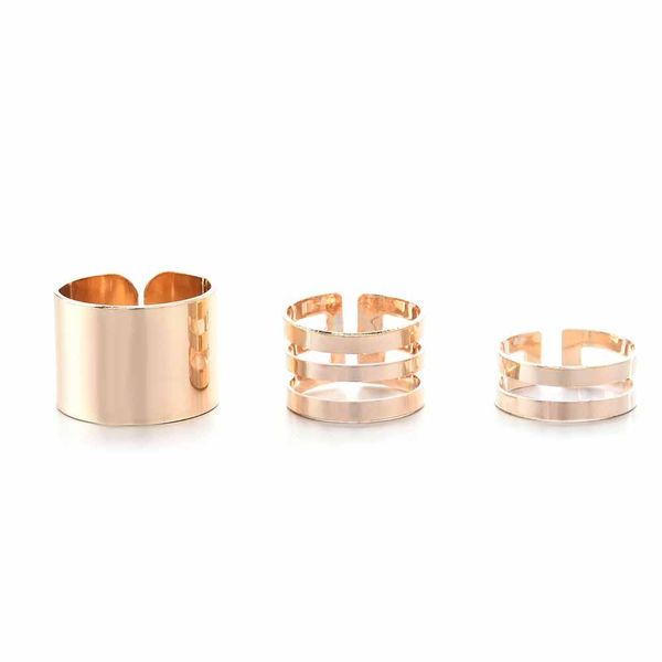 3 pcs punk gold rings female anillos stack plain band midi mid finger knuckle rings set for women anel rock jewelry wmtksv, Silver
3 pcs punk gold rings female anillos stack plain band midi mid finger knuckle rings set for women anel rock jewelry wmtksv, Silver