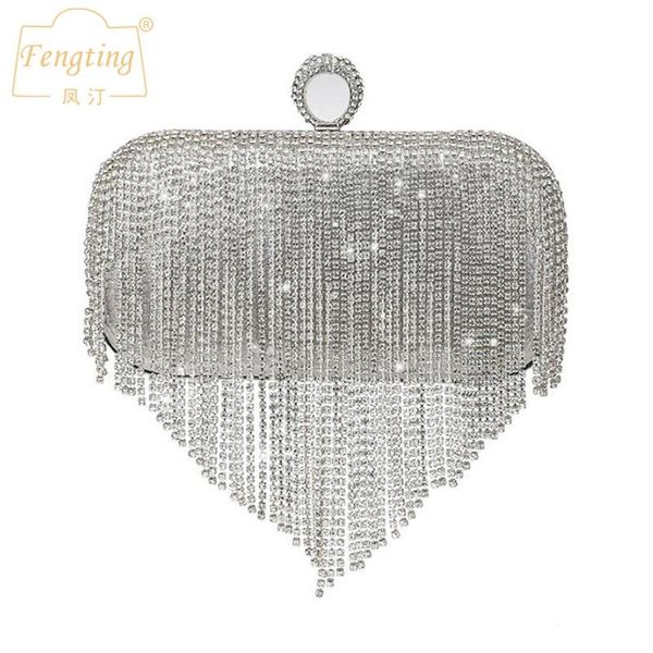 fashion diamond tassel evening bags women's handbags wedding party mini clutch purse rhinestone female dinner silver bag ft336
fashion diamond tassel evening bags women's handbags wedding party mini clutch purse rhinestone female dinner silver bag ft336