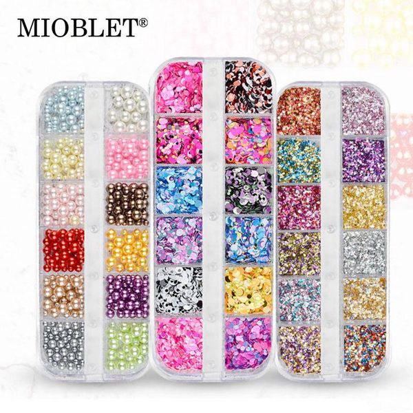 nail art decorations 1 box mixed shiny ab colour 3d sequin round pearl rhinestones diy glitter charm flowers laser decals, Silver;gold
nail art decorations 1 box mixed shiny ab colour 3d sequin round pearl rhinestones diy glitter charm flowers laser decals, Silver;gold