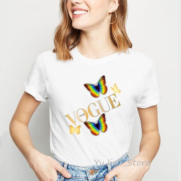 vogue butterfly graphic tshirts women summer fashion t shirt femme harajuku kawaii clothes white paris style female t-shirt
vogue butterfly graphic tshirts women summer fashion t shirt femme harajuku kawaii clothes white paris style female t-shirt