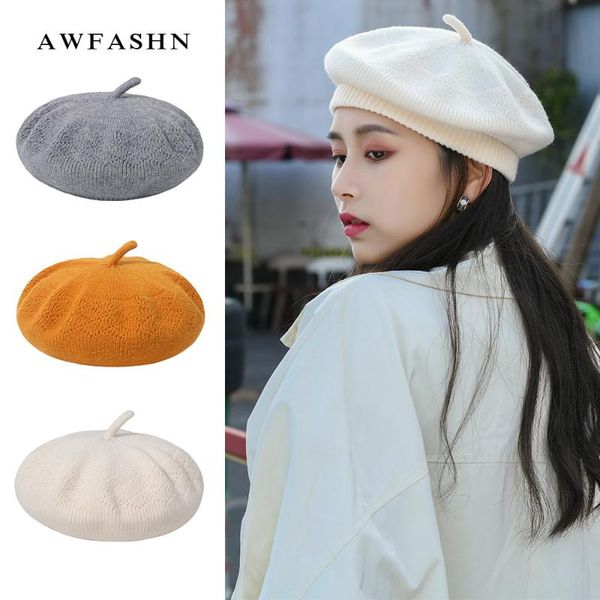 berets sell winter solid color ladies beret warm fashion elegant girl cap british style wool beanie female bonnet caps, Blue;gray
berets sell winter solid color ladies beret warm fashion elegant girl cap british style wool beanie female bonnet caps, Blue;gray