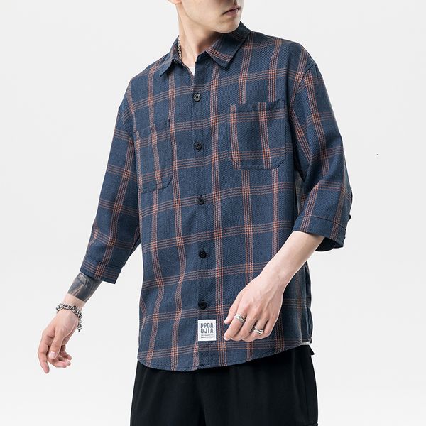 2021 brand spring autumn short sleeves new flannel collar korea style shirt for men's plaid harajuku clothing w0q3, White;black
2021 brand spring autumn short sleeves new flannel collar korea style shirt for men's plaid harajuku clothing w0q3, White;black
