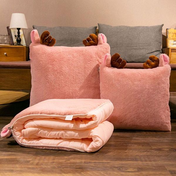 pillow quilt dual-use nap car folding office backrest cushion two in one
pillow quilt dual-use nap car folding office backrest cushion two in one