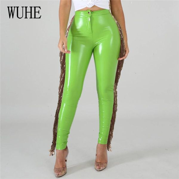 wuhe faux leather pu pants warm high stretch stitching glitter sequined tassel streetwear nightclub party trousers, Black;white
wuhe faux leather pu pants warm high stretch stitching glitter sequined tassel streetwear nightclub party trousers, Black;white